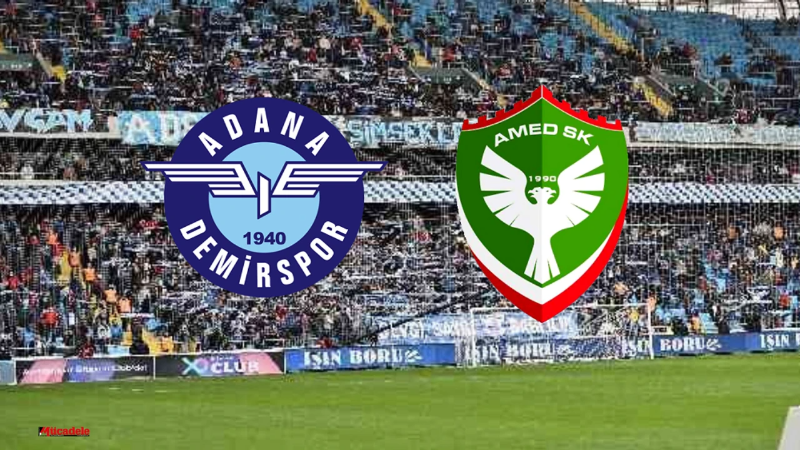 Adana Demirspor-Amed maçı saat kaçta ve hangi kanalda?