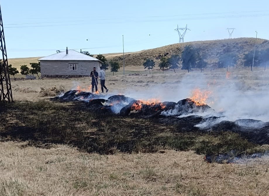 Adilcevaz’da bahçe yangını korkuttu