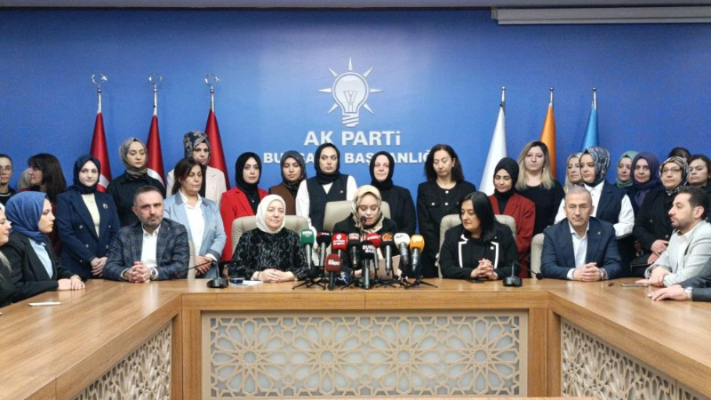 AK Parti Bursa'dan kadınlar günü için anlamlı mesaj