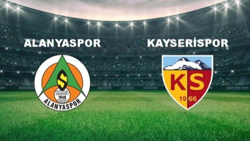 Alanyaspor - Kayserispor maçı ne zaman, saat kaçta ve hangi kanalda yayınlanacak?