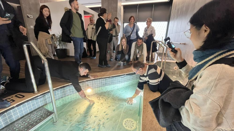 Alman turistler Bursa'da bakın neye hayran kaldı!