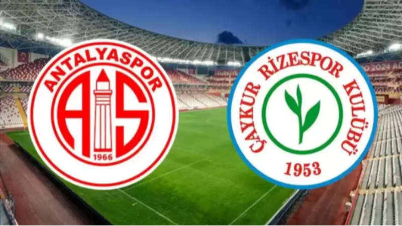 Antalyaspor-Rizespor maçı ne zaman, saat kaçta, hangi kanalda?