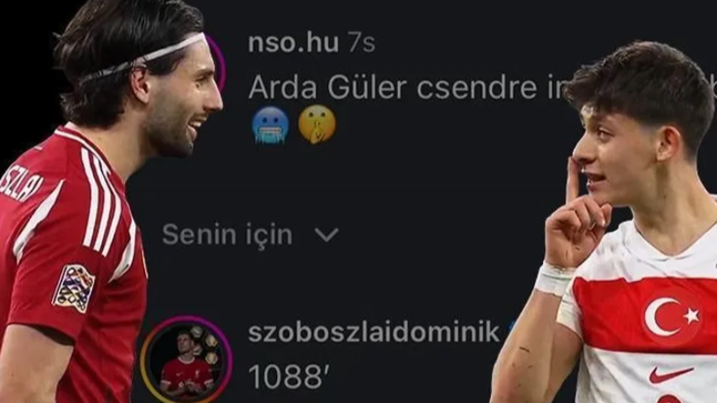 Arda Güler'den Szoboszlai'ye bir gönderme daha!