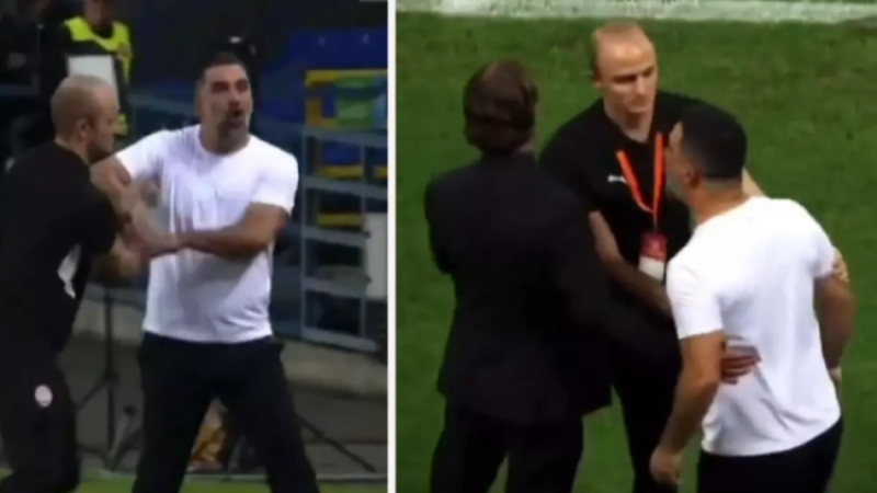 Arda Turan çılgına döndü; Zor tuttular