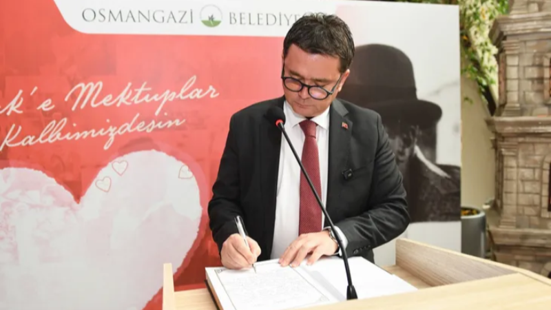Atatürk'e en güzel mektuplar Bursa Osmangazi'den yazıldı