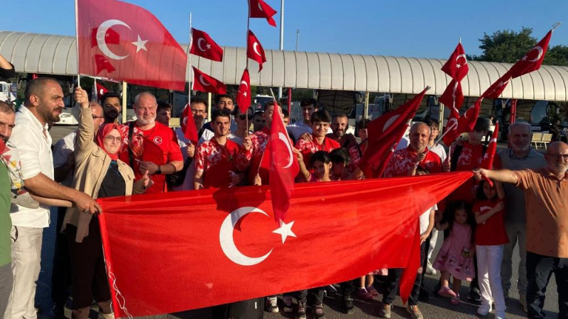 Avrupa Şampiyonları Bursa'da böyle karşılandı