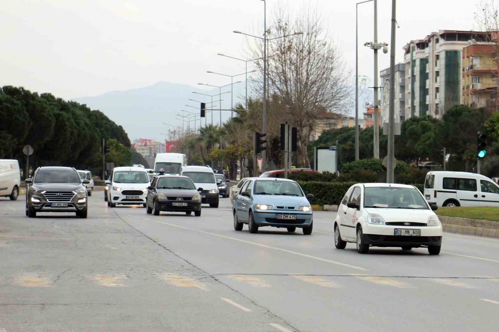 Aydın’da araç sayısı 640 bin oldu