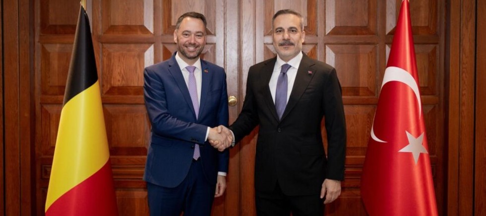 Bakan Fidan, Belçika Dışişleri Bakanı Prevot ile görüştü