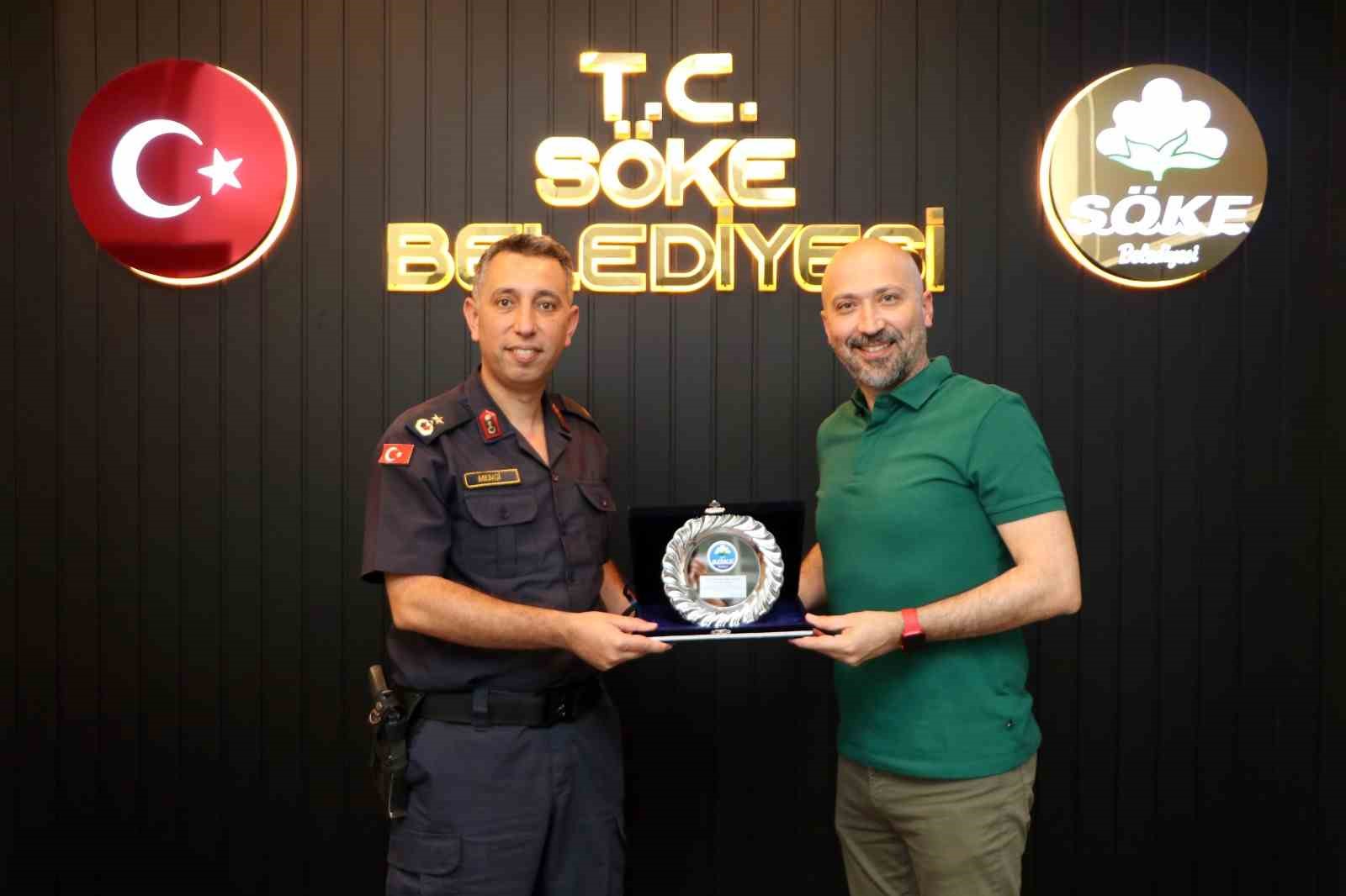 Başkan Arıkan, Jandarma Komutanı Mengi’yi ağırladı