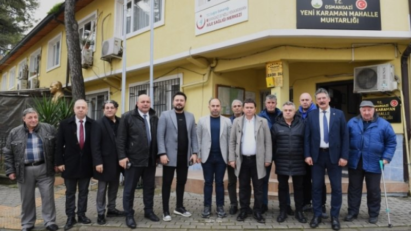 Başkan Aydın, Bursa'da mahalle mahalle geziyor