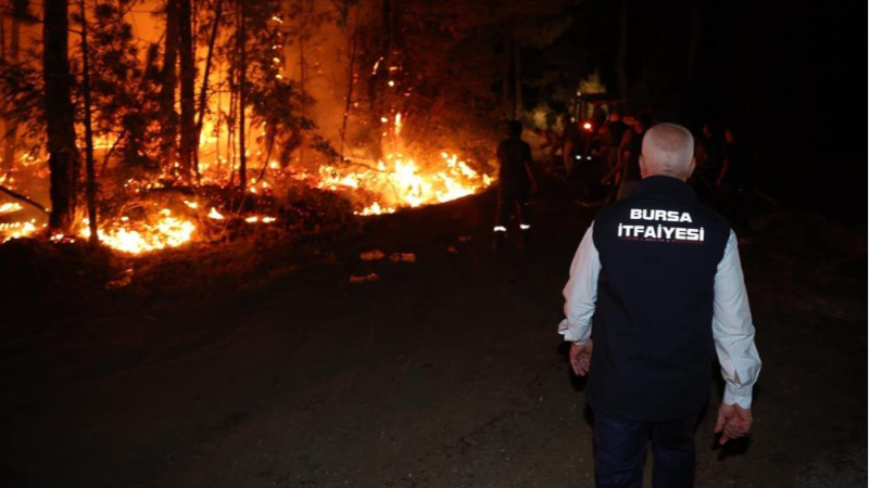 Başkan Bozbey: Yangınla ilgili 03 plakalı araçtaki 2 kişi yakalandı