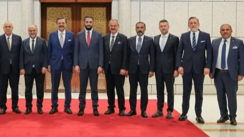 Başkan Burkay Suriye'de; Önemli görüşmeler...