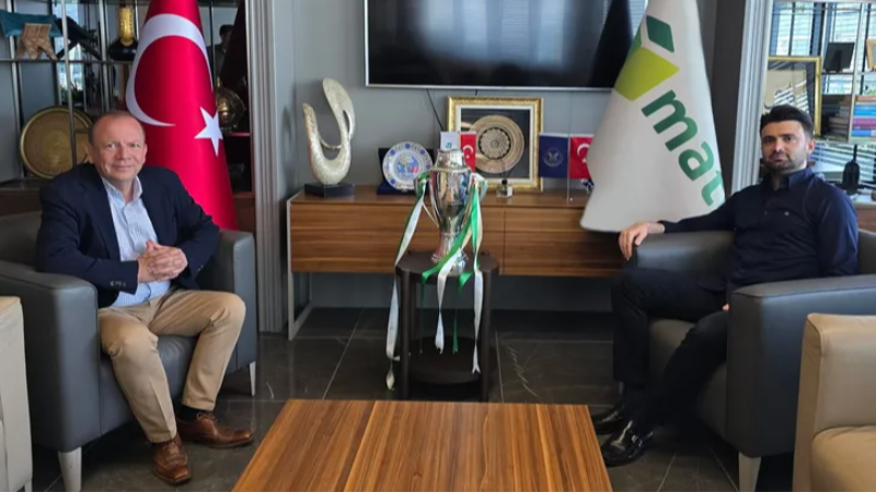Başkan Çelik’ten Özer Matlı'ya teşekkür ziyareti!