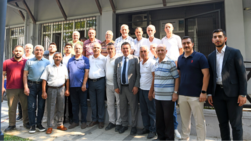 Başkan Erkan Aydın Zafer Mahallesi'nde...