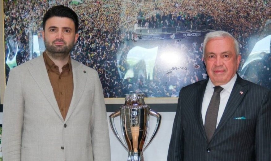 Başkan Özdemir’den Bursaspor’a ziyaret!