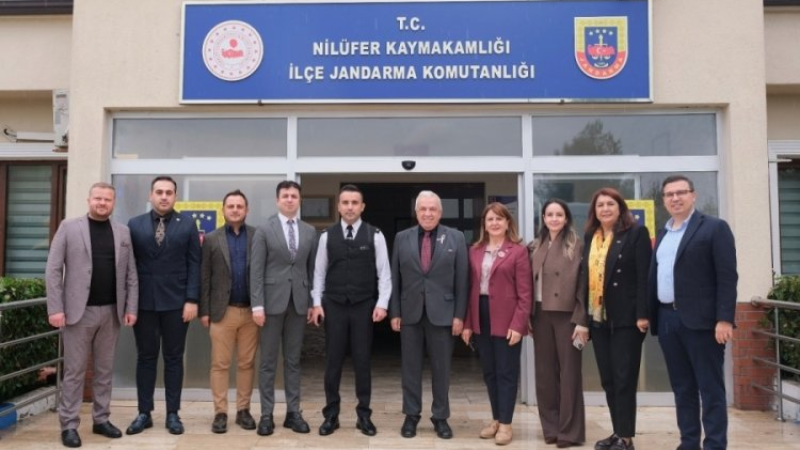 Başkan Özdemir'den Üsteğmen Önderışık'a hayırlı olsun ziyareti