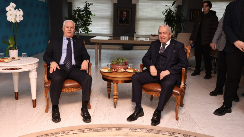 Başkanların buluşması...