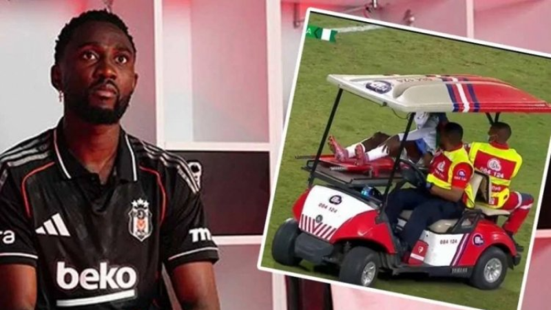 Beşiktaş'a Ndidi'den kötü haber