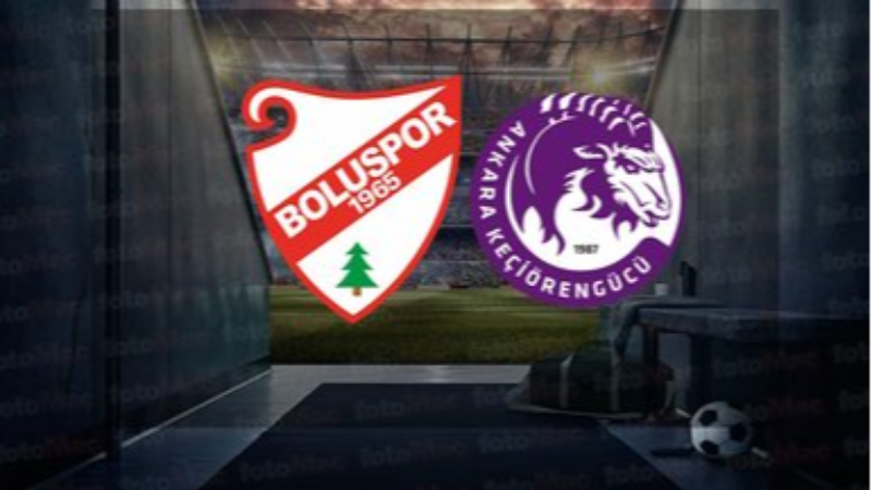 Boluspor-Keçiörengücü maçı saat kaçta, hangi kanalda?