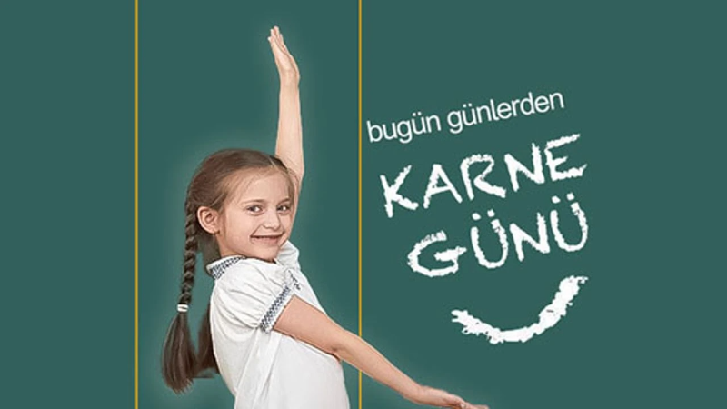 Bugün karne günü; Artık tatil zamanı...