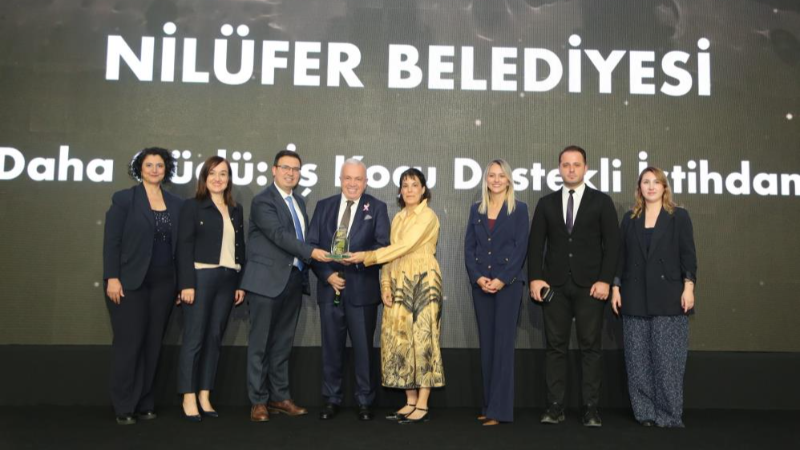 Bursa  Nilüfer Belediyesi ödüle doymuyor!