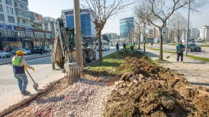 Bursa Ata Bulvarı'nda trafik karmaşası nihayet bitiyor