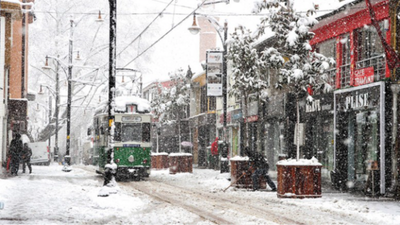 Bursa bembeyaz olacak