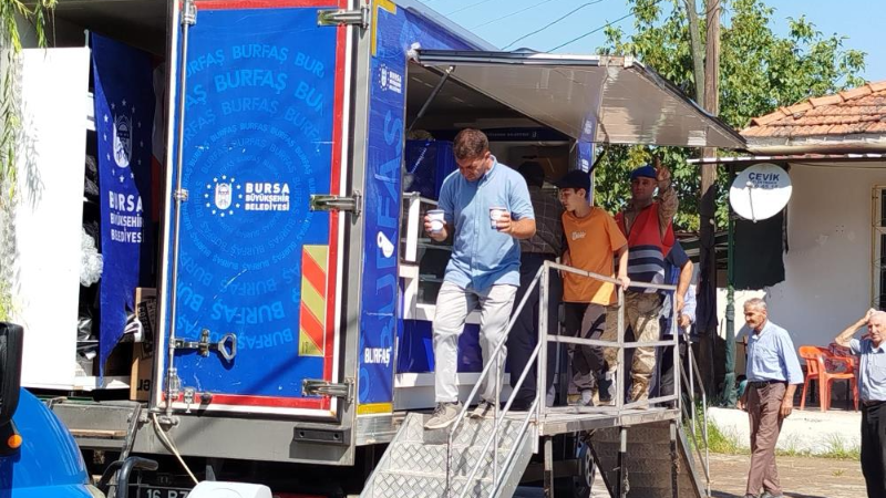 Bursa Büyükşehir Belediyesi Balıkesir'in yardımına koştu