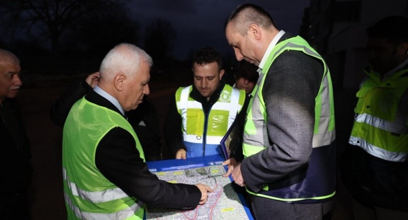 Bursa Büyükşehir her zaman sahada!