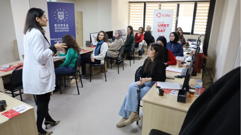 Bursa Büyükşehir'den üreten kadınlara destek!