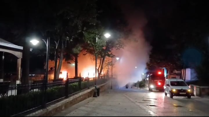 Bursa Çekirge'de yürekler ağza geldi
