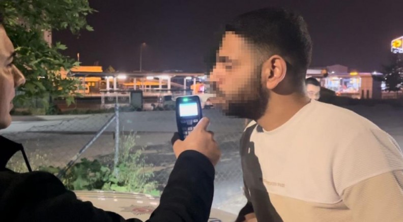 Bursa'da alkollü sürücü polisleri kandıramadı!