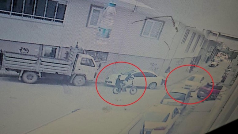 Bursa’da bisikletli çocuklar böyle kaza yaptı