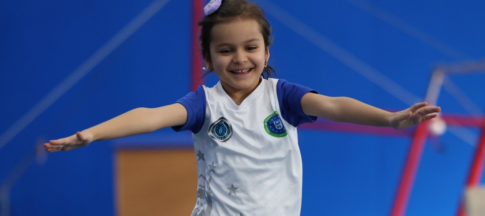 Bursa'da çocuklar işte böyle mutlu; Hem spor hem eğlence...