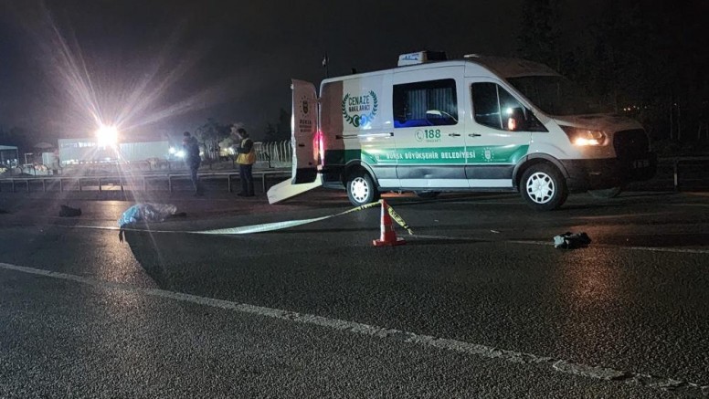 Bursa'da karanlık yolda feci kaza!