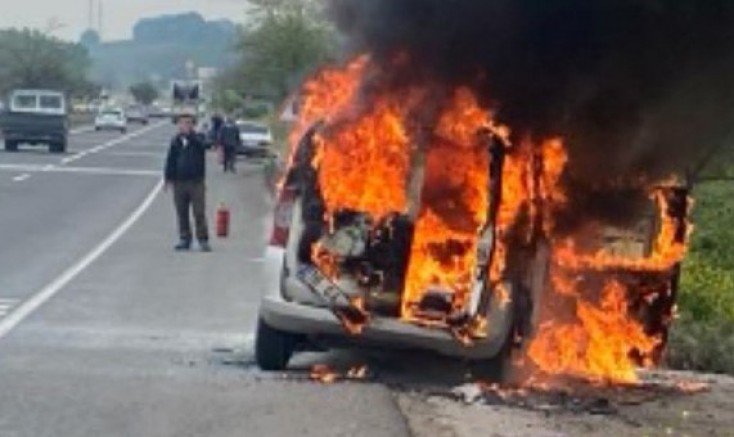 Bursa'da korkutan olay; Alevlere teslim oldu