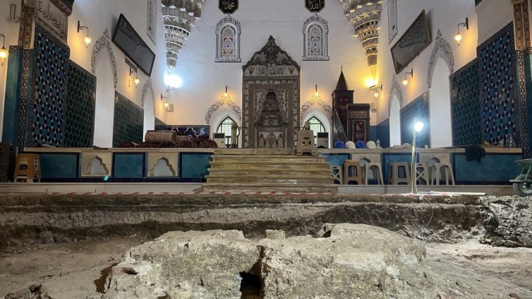 Bursa'da Muradiye Camii'nde 600 yıl sonra ortaya çıkan sürpriz!