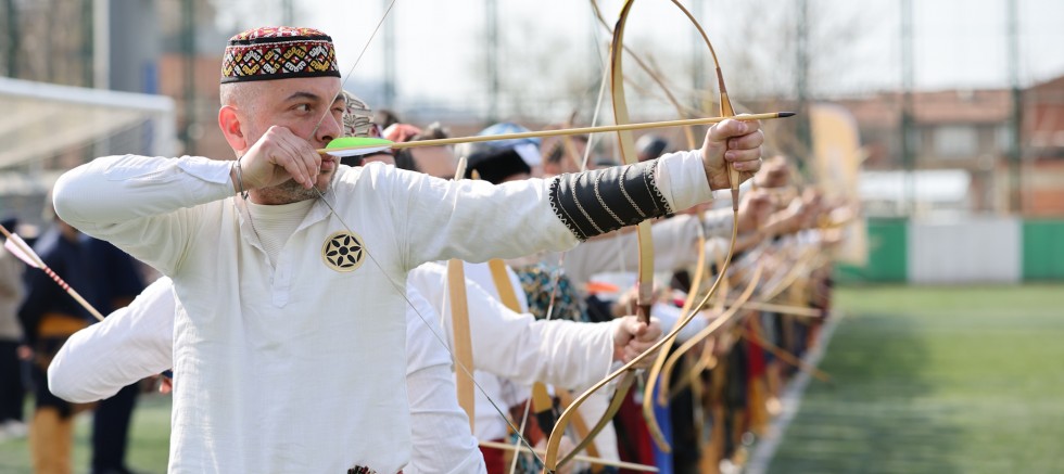 Bursa'da spor coşkusu; Renkli görüntüler...