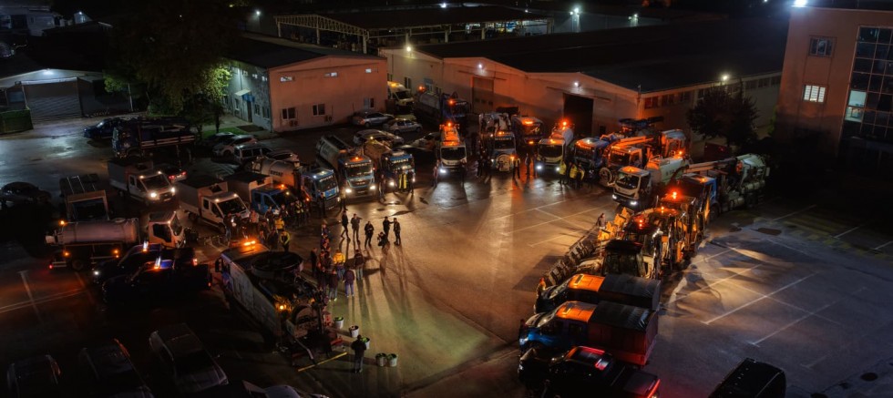 Bursa'da tedbirini aldı; 1126 personel, 439 araç görev başında