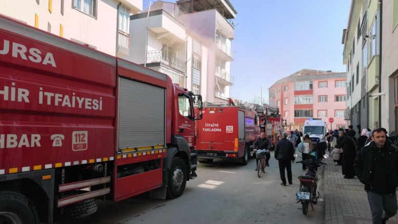 Bursa'da yangın paniği!
