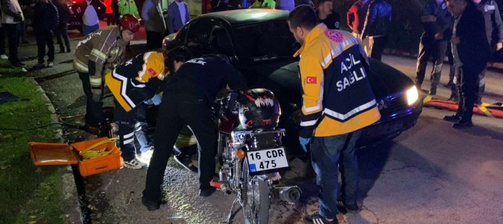 Bursa'da yürekleri yakan an!