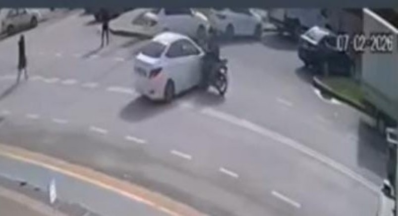 Bursa'da yüreklerin ağza geldiği an;  Hatalı dönüş ve yüksek hız...