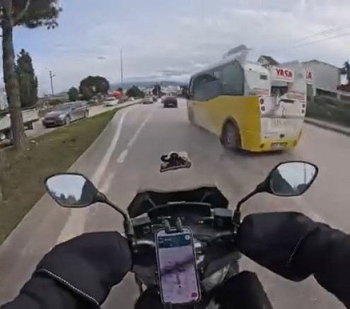 Bursa'da yüreklerin ağza geldiği an!