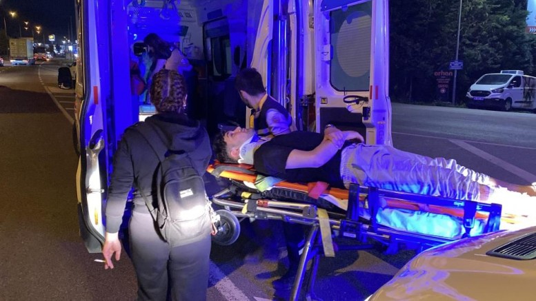 Bursa’da zincirleme kaza; 3 motosiklet birbirine girdi
