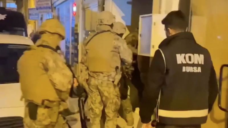 Bursa dahil 6 ilde 74 şüpheli yakalandı!