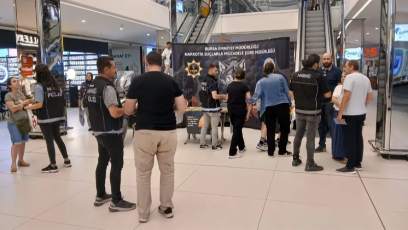 Bursa Emniyet Müdürlüğü uyuşturucuya savaş açtı!