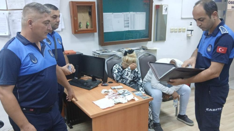 Bursa Gemlik'te dilenciler halkı bakın nasıl kandırdı!