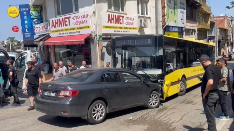 Bursa Kemerçeşme Mahallesi'nde korkutan kaza!
