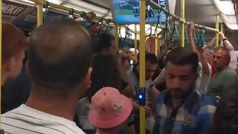 Bursa metrosunda bir olay daha!
