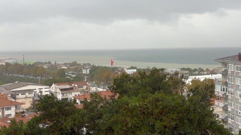 Bursa Mudanya'da denizin rengi kahverengiye döndü!